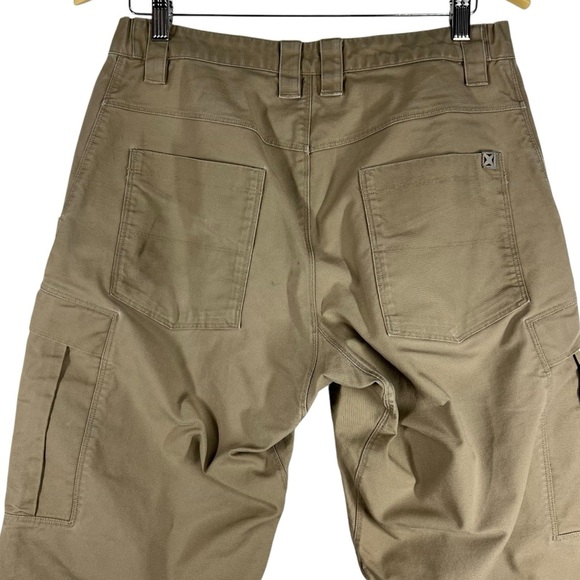 VERTX Men's Tan Cargo Style Medium Weight Cotton Pants Size 32 X 30 - Picture 2 of 7